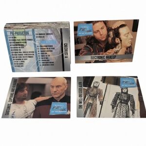 Vintage 1994 Skybox The Making of Star Trek: TNG Behind the Scenes, Partial Set